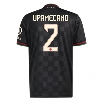 Bayern Munich Dayot Upamecano #2 Maglia Gara Terza Repliche 2025-26 Maniche Corte